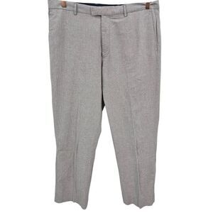 Banana Republic Mens 36x30 Heritage Pants Size  Gray Standard Fit Linen Blend